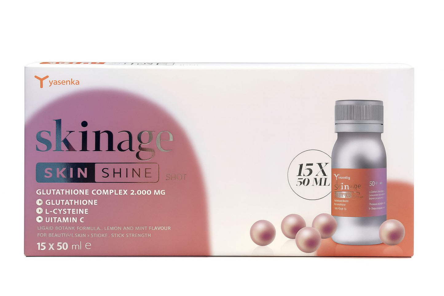 Skinage Skin Shine - أمبولات شراب تفتيح الجسم
