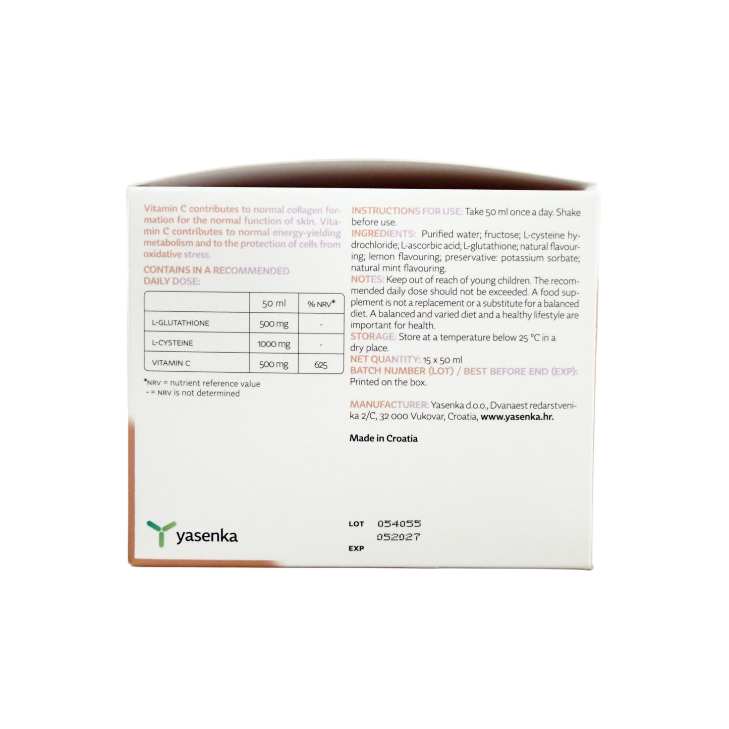 Skinage Skin Shine - أمبولات شراب تفتيح الجسم