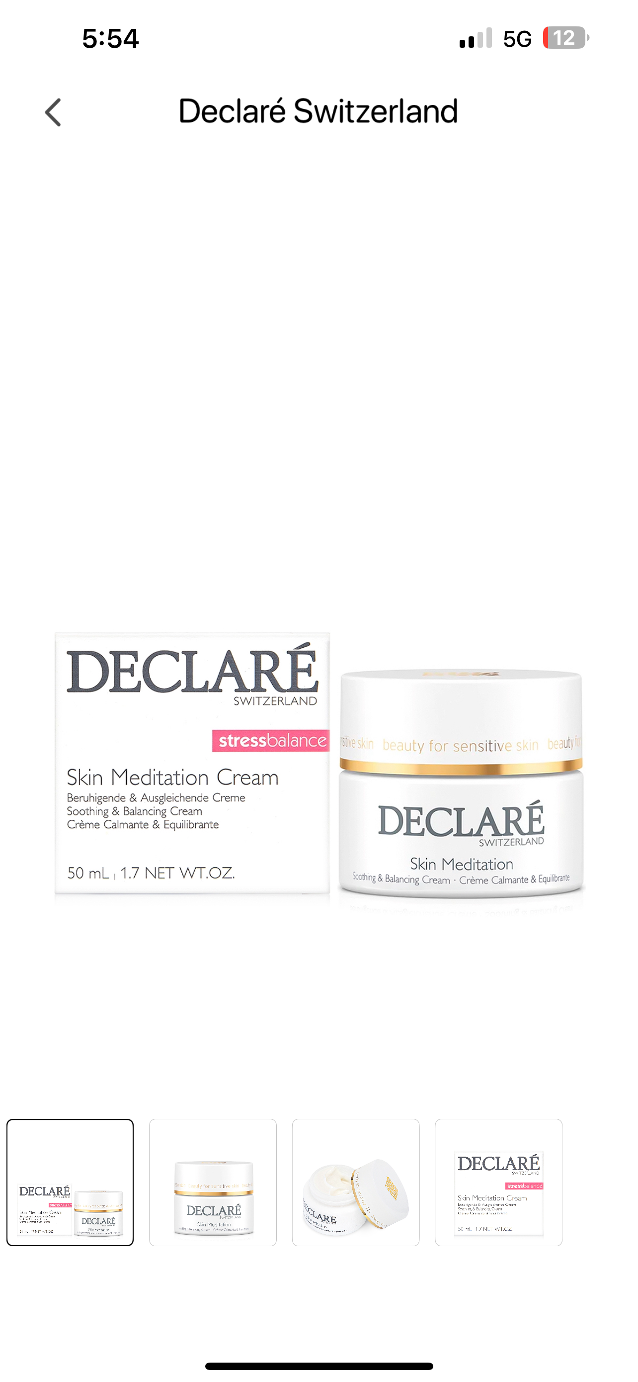 Declare Skin Meditation cream Must-have for all women with stressed skin 50ML