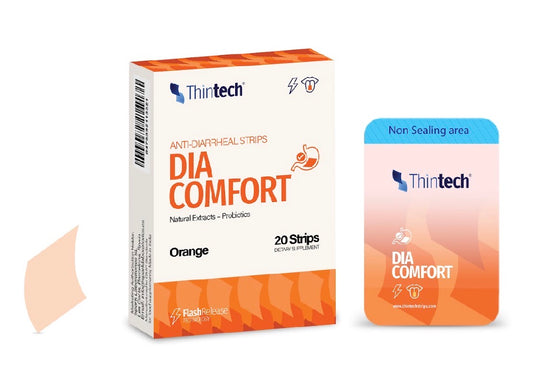 Thintech DiaComfort 20 Oral Strips | شرائح فموية لدعم راحة الهضم