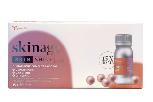 Skinage Skin Shine - أمبولات شراب تفتيح الجسم