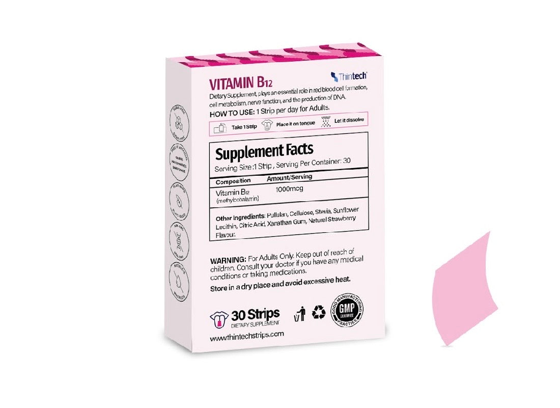 Thintech b12 30 Oral Strips