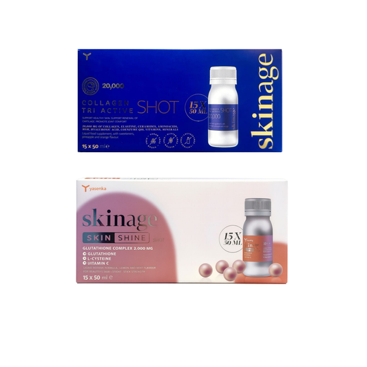 Body Whitening and Glowing Set - 2 PCS I باقه تفتيح وشد الجسم