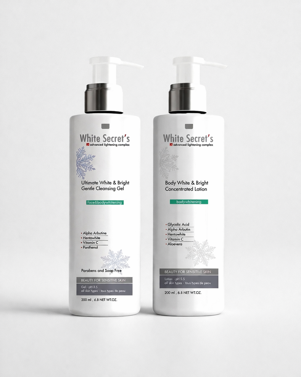 Full Body Brightening - 2PCs - باقة تفتيح الجسم المركزة