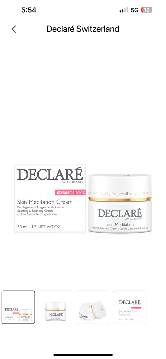 Declare Skin Meditation cream Must-have for all women with stressed skin 50ML