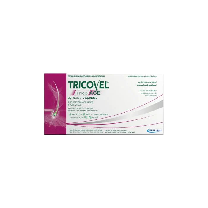 TricoAGE® Permanent Hairloss Treatment 10 Vials - Tricovel